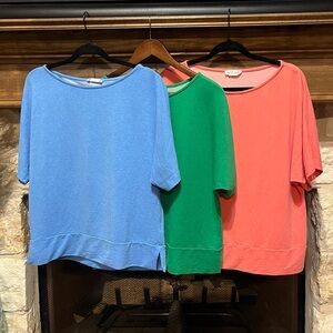 Kettlewell Short Sleeve T Shirt Bundle Size M Soft Summer Spring Colors